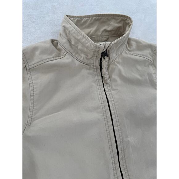 Abercrombie & Fitch Men's Beige Cotton Canvas Hamilton Jacket 90s Retro XL Y2K - Picture 7 of 10